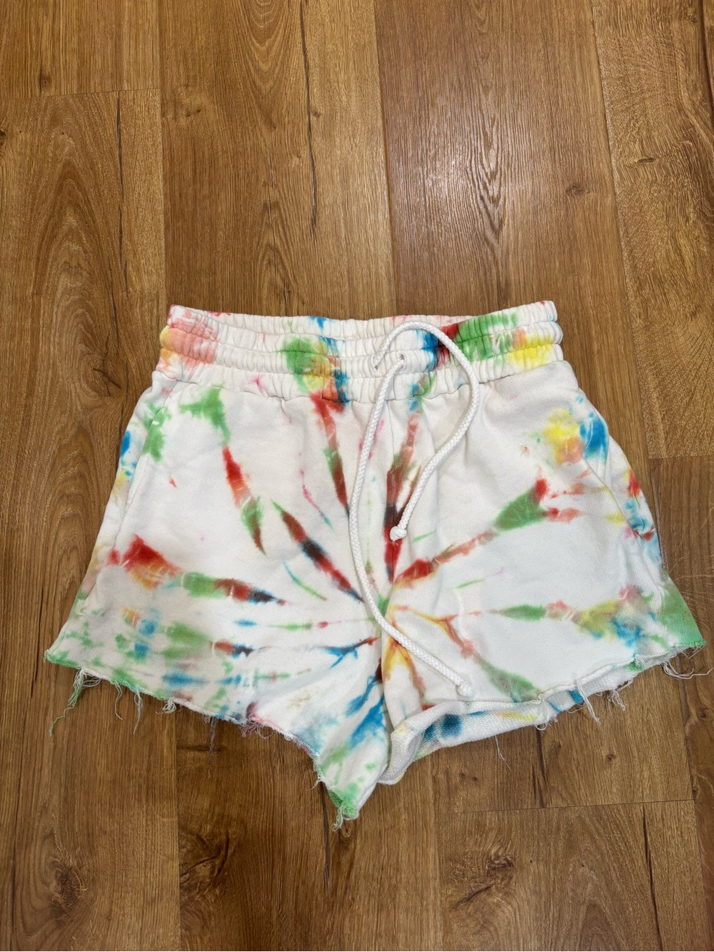Wesley Tie Dye Terry Fleece Sweat Shorts